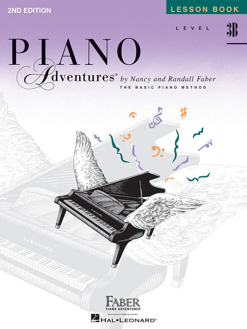 Faber Piano Adventures Level 3B Set (4 Books) 2nd Edition - Lesson, Theory, Technique & Artistry, Performance
