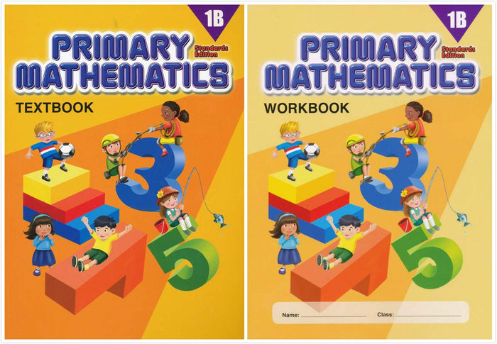 Singapore Primary Mathematics 1B SET--Textbook and Workbook (Standard Edition)