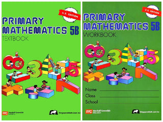 Singapore Math: Primary Mathematics 5B SET--Textbook and Workbook (US Edition)