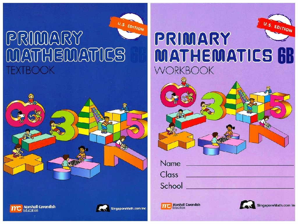 Singapore Math: Primary Mathematics 6B SET--Textbook and Workbook (US Edition)