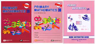Singapore Math: Primary Mathematics Level 3B Books Set (3 Books) - Textbook 3B, Workbook 3B, Home Instructor's Guides 3B (US Edition)