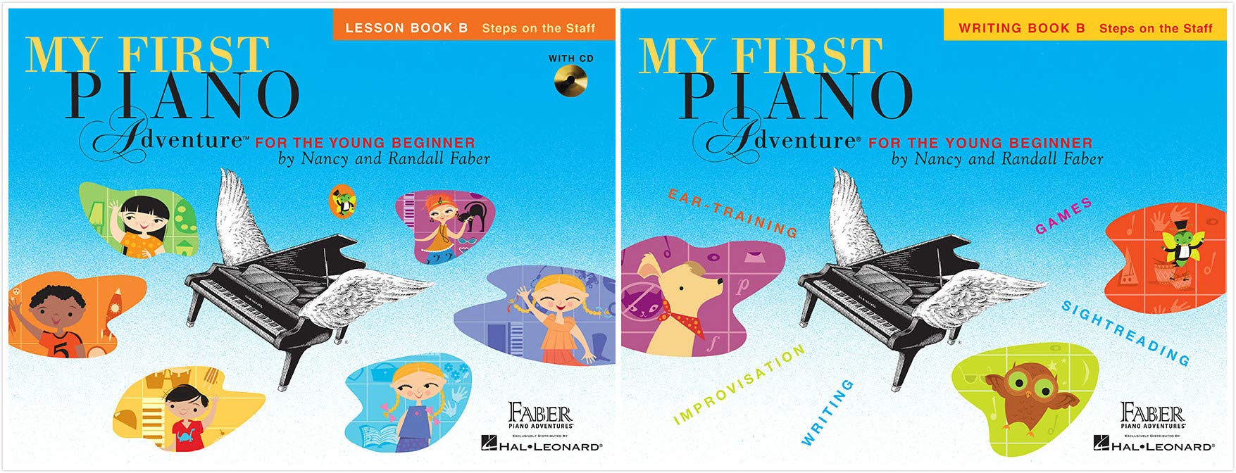 My First Piano Adventures® - Book B Set (2 Books) - Lesson Book B with Online Audio, Writing Book B