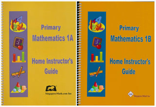 Singapore Primary Mathematics Grade 1 Home Instructor's Guide Set (2 Books) - Primary Mathematics Home Instructor's Guide 1A and 1B (US Edition)