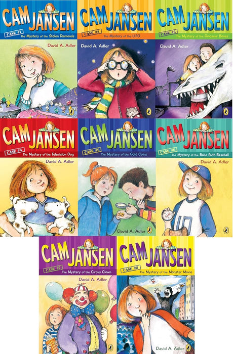 Cam Jansen Series 8 Books Set (Book #1 - Book #8)